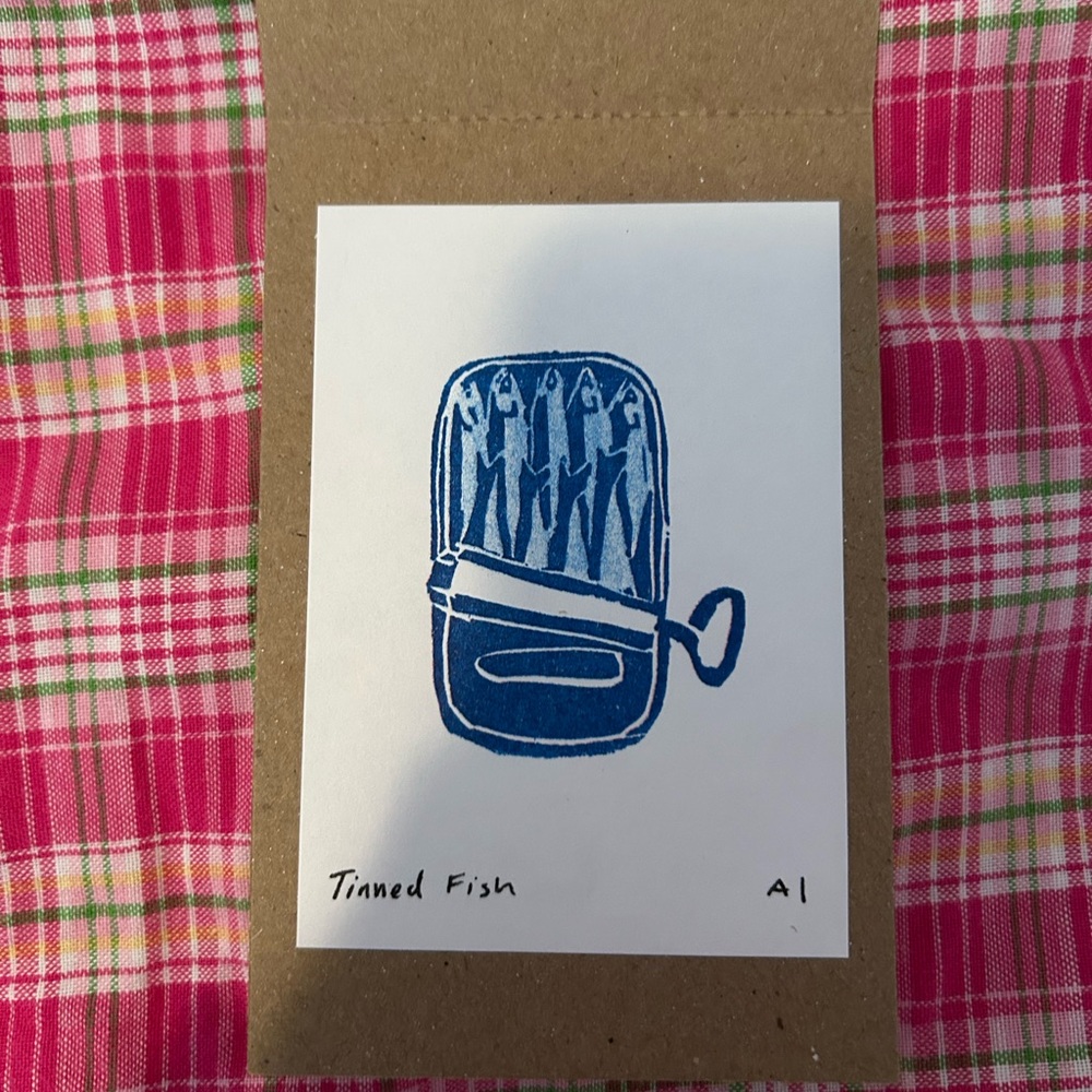 Inciardi Tin Fish Mini Print